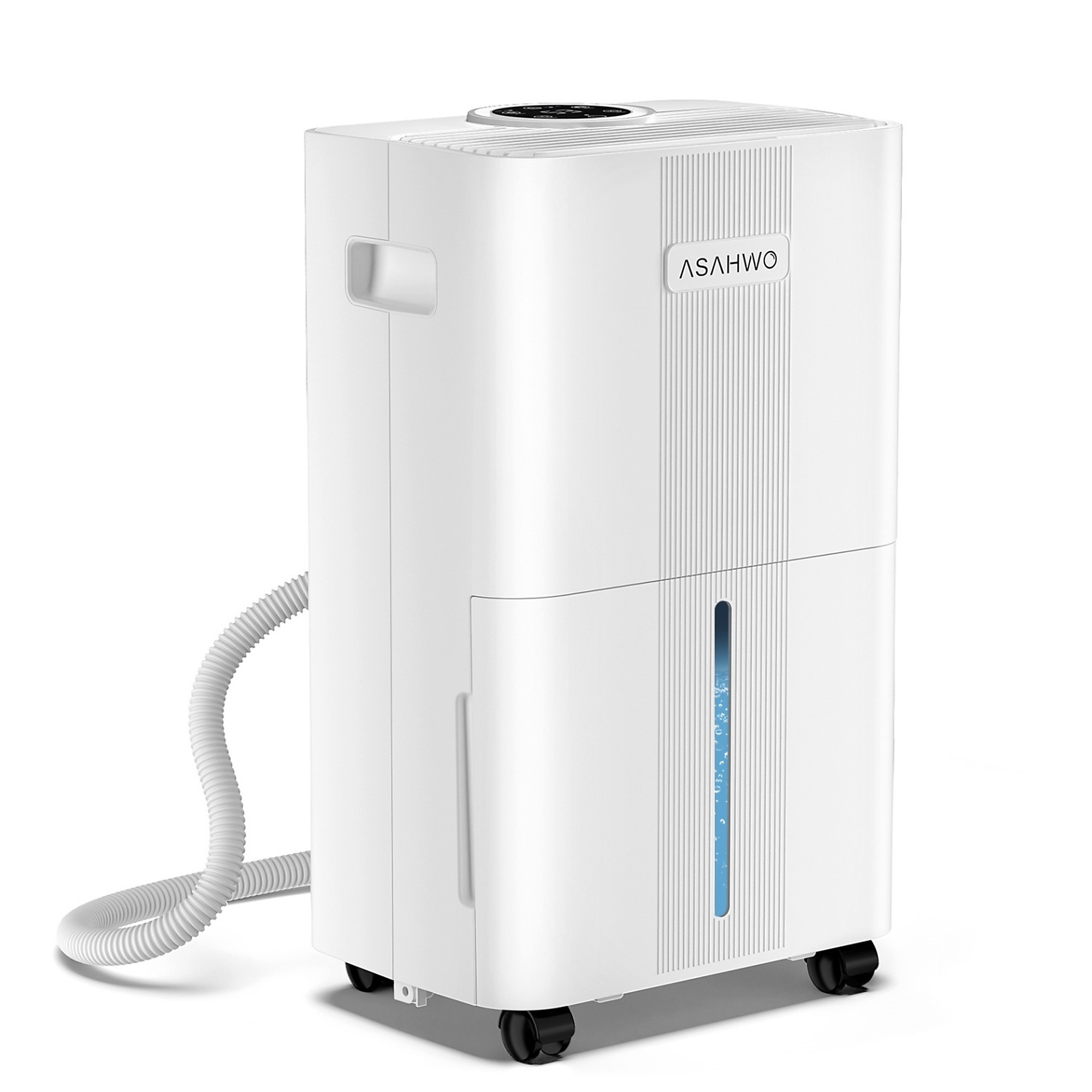 EdenDirect 21 pt. 1,600 sq.ft. Home Dehumidifier for Bathroom in White, with Drain Hose, Bucket, Auto shut off, Auto Defrost